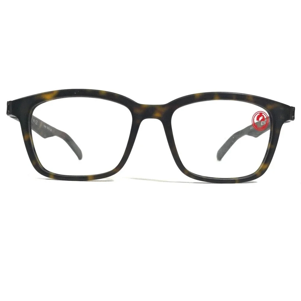 Dragon Eyeglasses Frames DR140 226 Hunter Matte Brown Tortoise Square 52-18-145